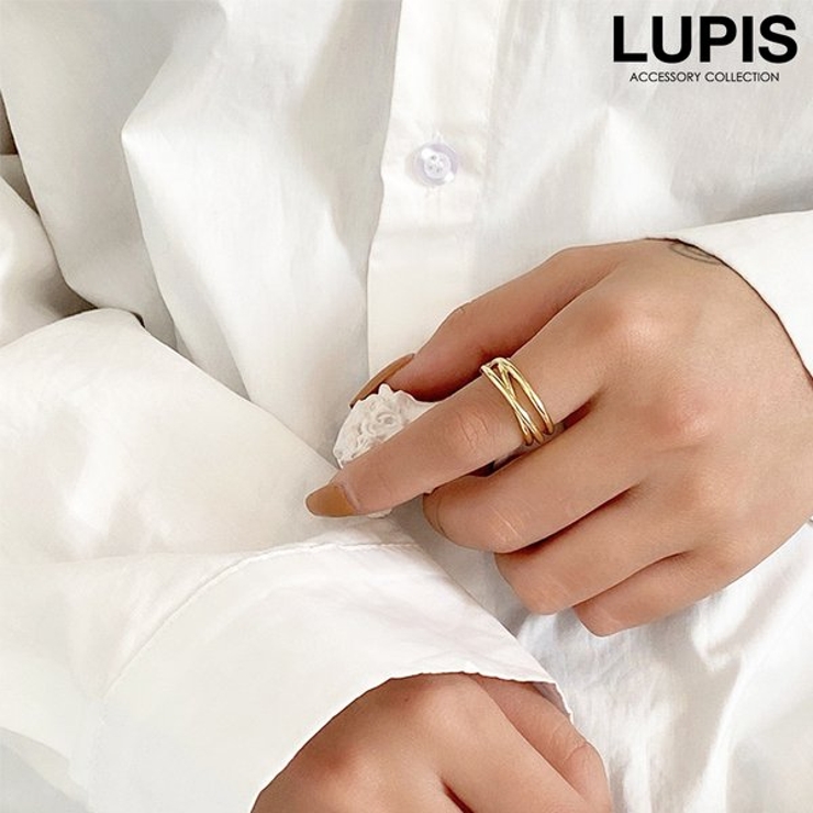 3連メタルリング | LUPIS | 詳細画像1 
