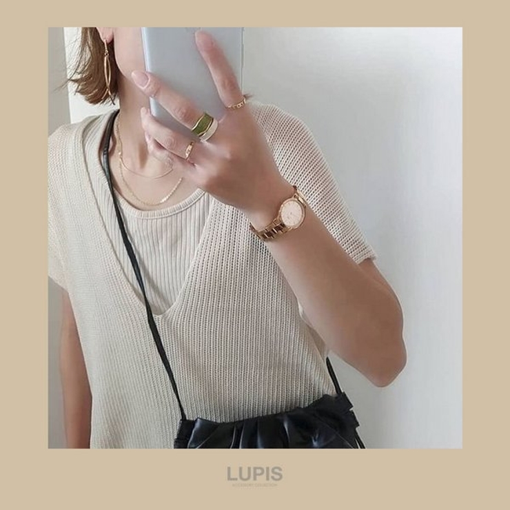 変形ラインマーブルリング【指輪】 | LUPIS | 詳細画像3 