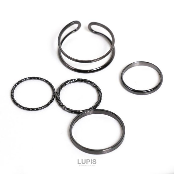 シンプルメタルリングセット【5本セット 指輪】 | LUPIS | 詳細画像4 