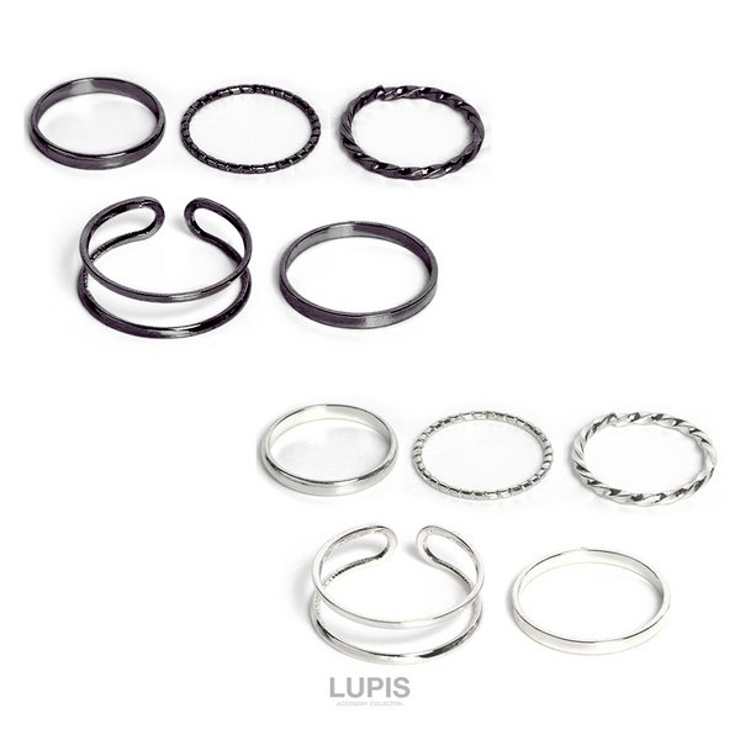 シンプルメタルリングセット【5本セット 指輪】 | LUPIS | 詳細画像5 