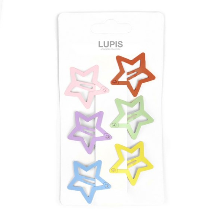 スター | ハート×スターぱっちんヘアピンセット 【プチプラ 小さめ | LUPIS