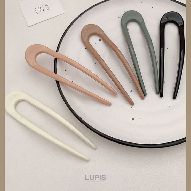 アクリルカラーU字コーム【かんざし ヘアアクセサリー】 | LUPIS | 詳細画像3 