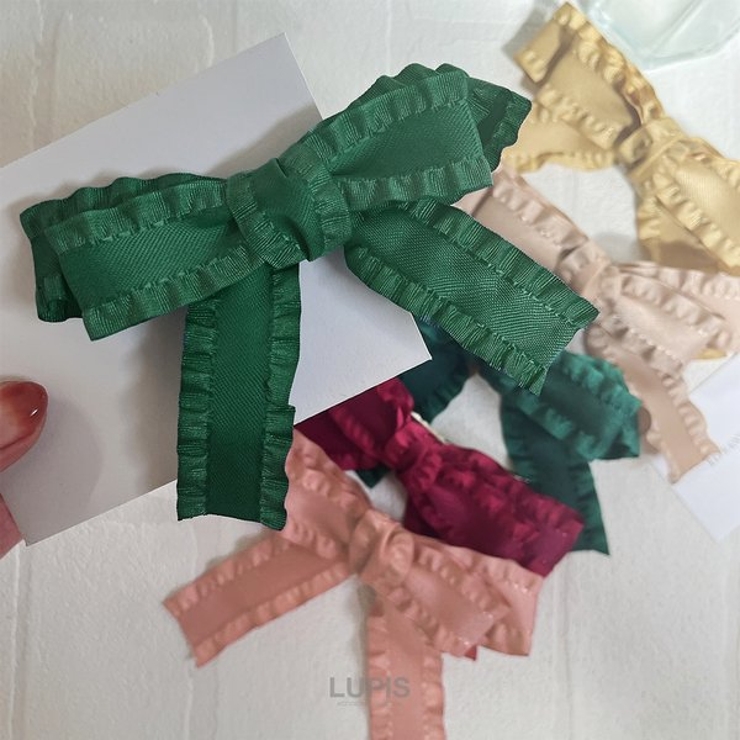 フリルリボンヘアクリップ | LUPIS | 詳細画像2 