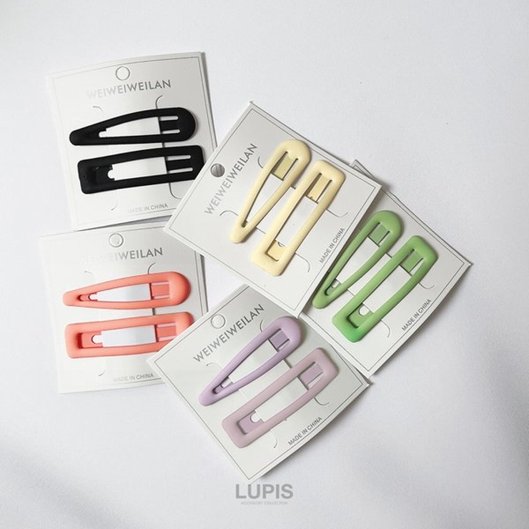 パステルマットカラーぱっちんヘアピンセット 【ヘアピン パッチンピン | LUPIS | 詳細画像2 
