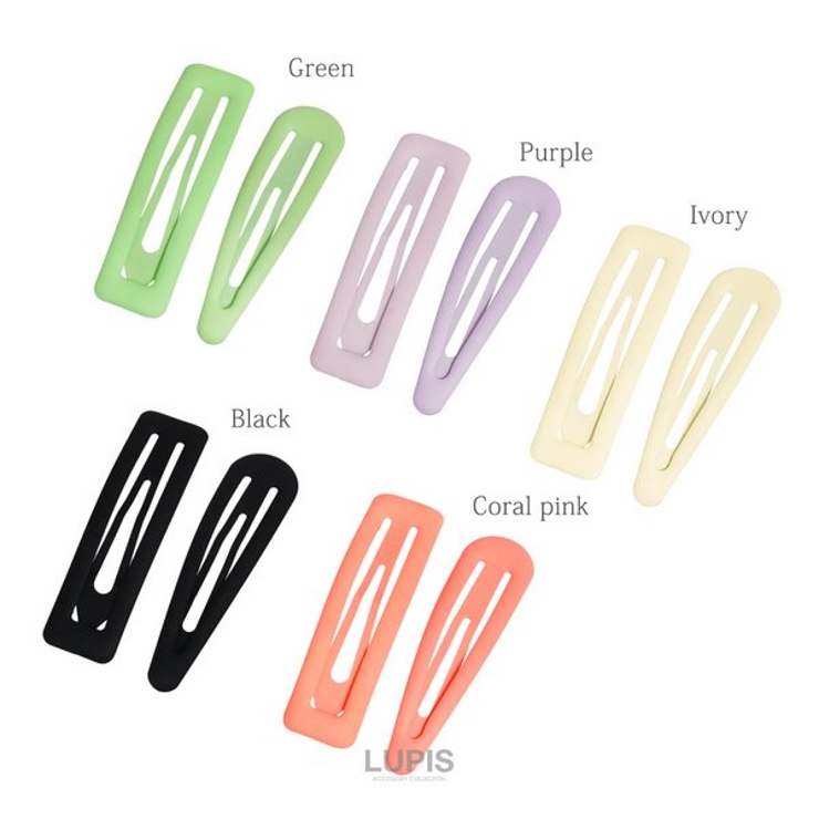 パステルマットカラーぱっちんヘアピンセット 【ヘアピン パッチンピン | LUPIS | 詳細画像3 