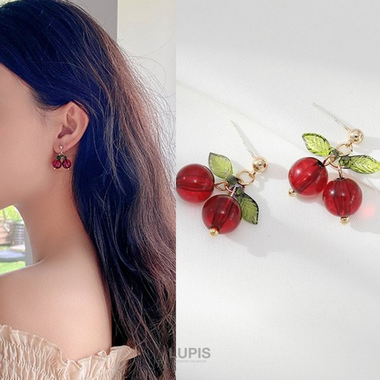 チェリーピアス 【シルバー925ポスト S925ポスト | LUPIS | 詳細画像6 