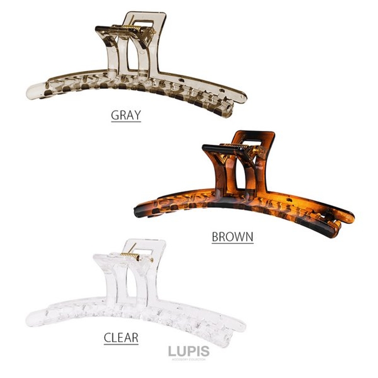 シンプルラインバンスクリップ 【バンスクリップ ヘアクリップ | LUPIS | 詳細画像4 