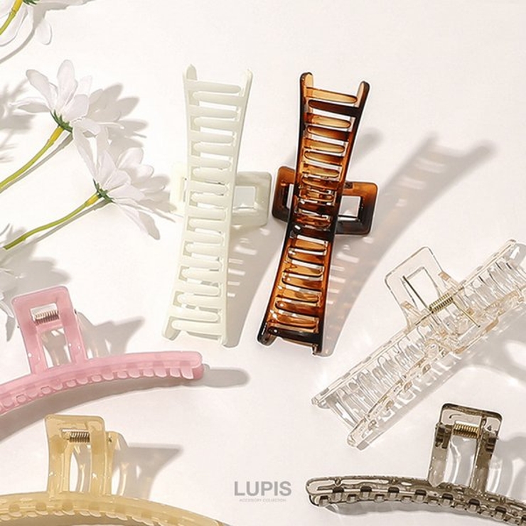 シンプルラインバンスクリップ 【バンスクリップ ヘアクリップ | LUPIS | 詳細画像6 