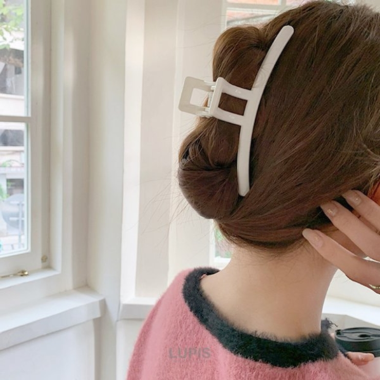 シンプルラインバンスクリップ 【バンスクリップ ヘアクリップ | LUPIS | 詳細画像7 