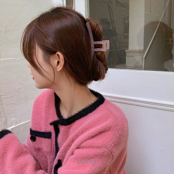 シンプルラインバンスクリップ 【バンスクリップ ヘアクリップ | LUPIS | 詳細画像8 
