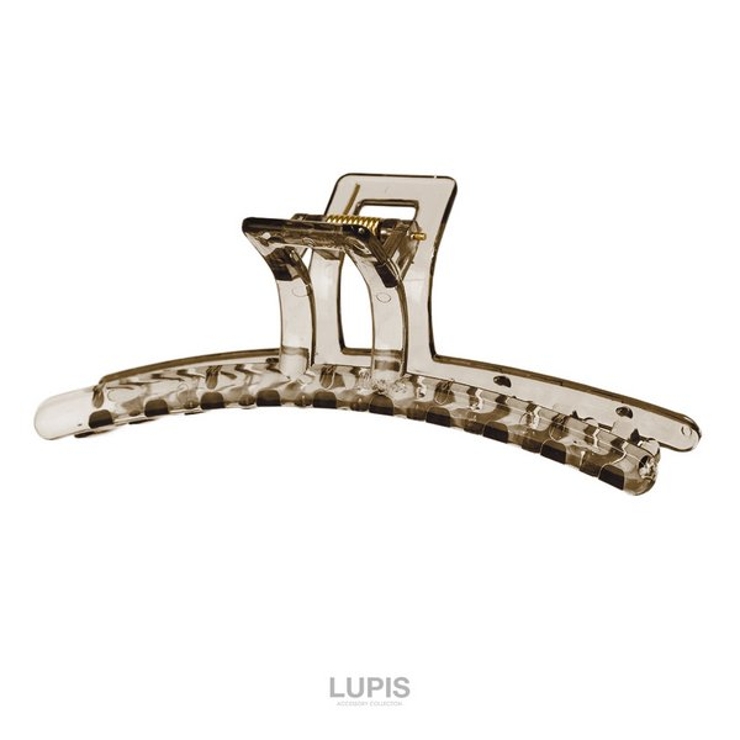 グレー | シンプルラインバンスクリップ 【バンスクリップ ヘアクリップ | LUPIS