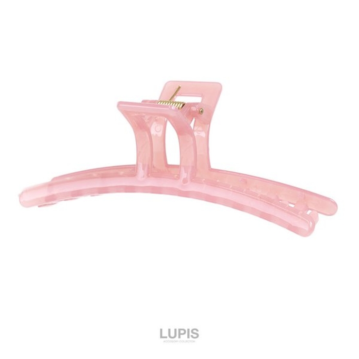 ピンク | シンプルラインバンスクリップ 【バンスクリップ ヘアクリップ | LUPIS