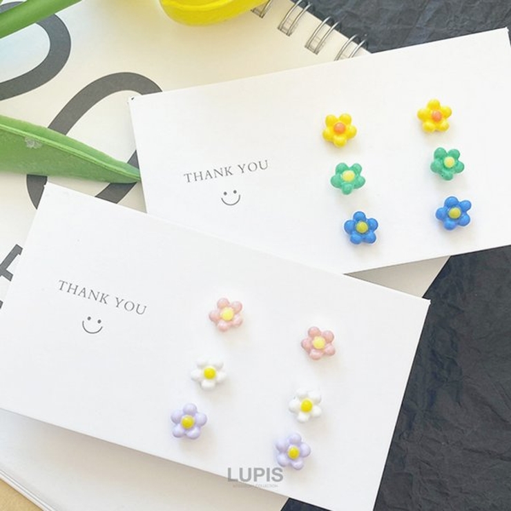 ポップフラワープチピアス【小ぶり S925ポスト】 | LUPIS | 詳細画像9 