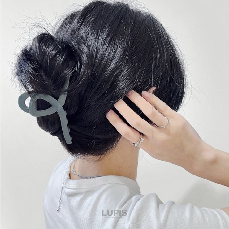 ループラインマットカラーバンスクリップ 【プチプラ 大きめ | LUPIS | 詳細画像2 