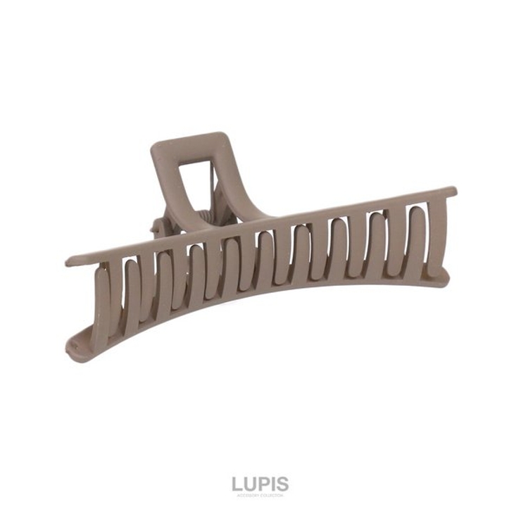 マットカラーシンプルラインバンスクリップ【大きめ ヘアアクセサリー】 | LUPIS | 詳細画像4 