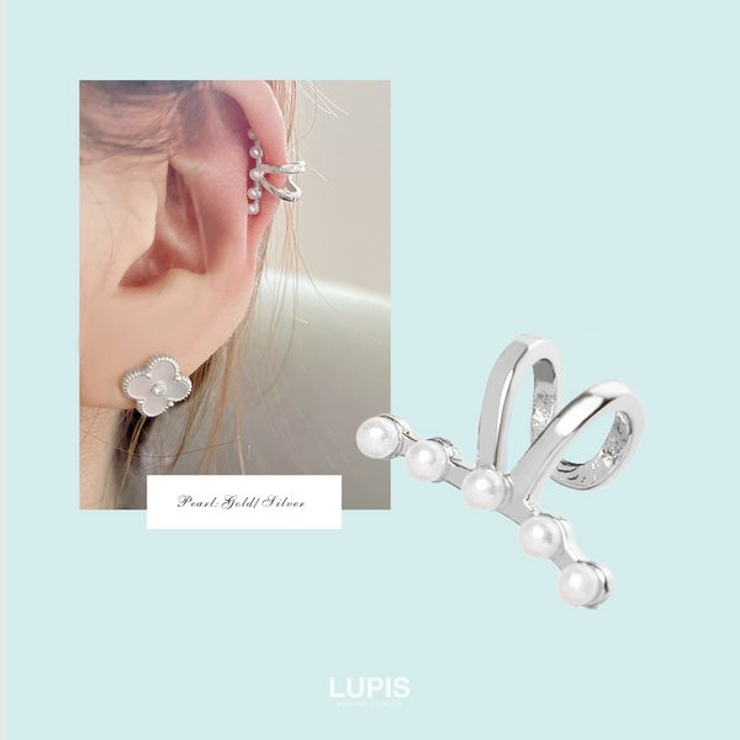 パールドットラインイヤーカフ 【プチプラ 片耳用 | LUPIS | 詳細画像3 