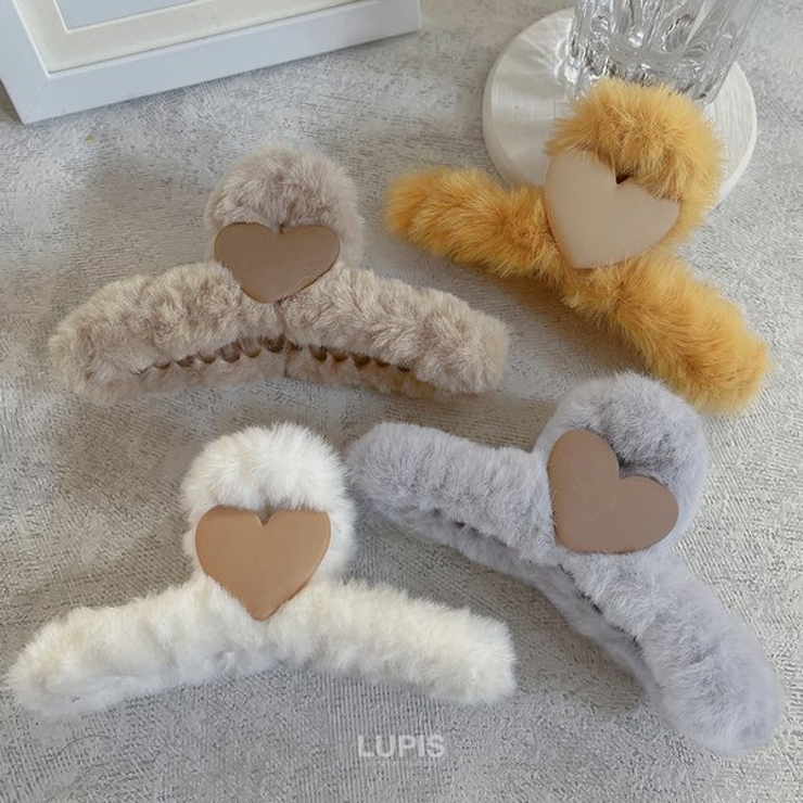 ハートファーバンスクリップ【ヘアアクセサリー】 | LUPIS | 詳細画像2 