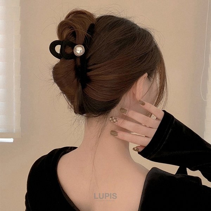 ベロア風バンスクリップ【ヘアアクセサリー】 | LUPIS | 詳細画像2 