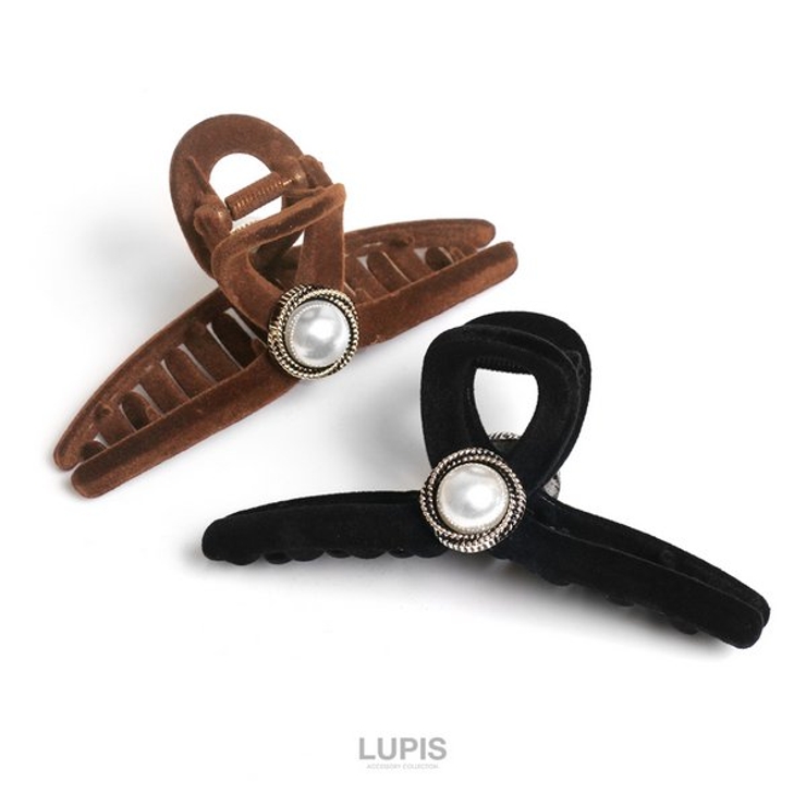 ベロア風バンスクリップ【ヘアアクセサリー】 | LUPIS | 詳細画像5 