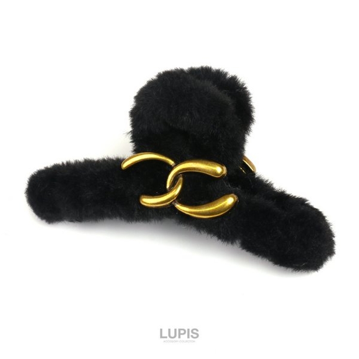 アンティーク調メタルチェーン×ファーバンスクリップ【ヘアアクセサリー】 | LUPIS | 詳細画像6 