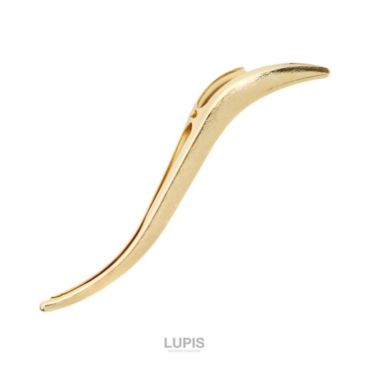 ゴールド | ウェーブラインコンコルドヘアクリップ | LUPIS