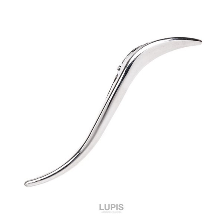 シルバー | ウェーブラインコンコルドヘアクリップ | LUPIS