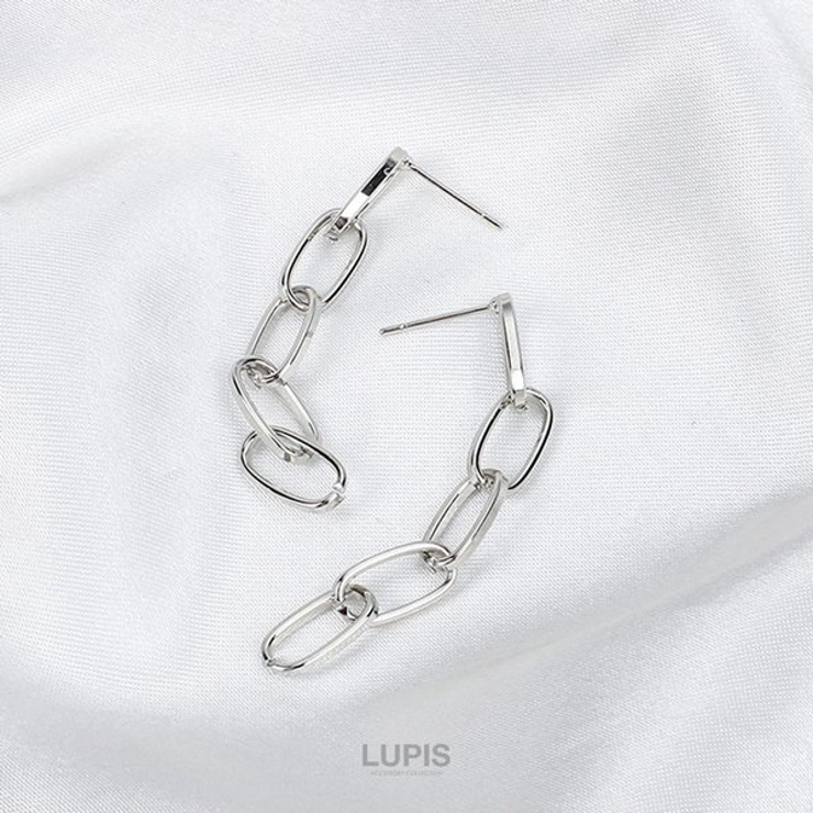 5連メタルチェーンピアス | LUPIS | 詳細画像2 