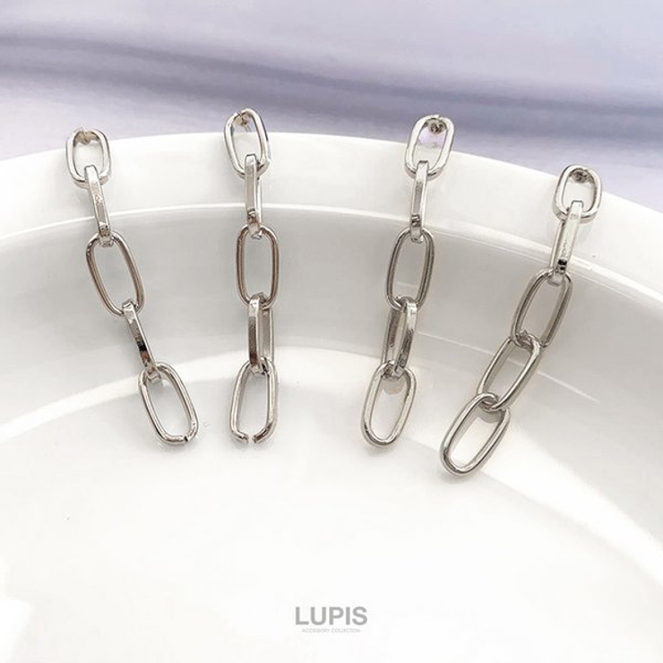 5連メタルチェーンピアス | LUPIS | 詳細画像4 
