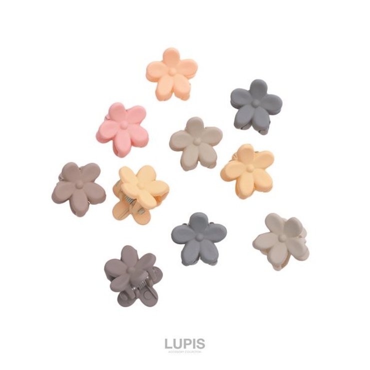 シックカラーフラワーミニヘアクリップセット | LUPIS | 詳細画像4 