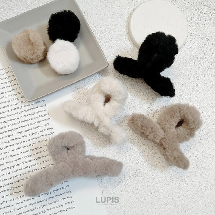 ラウンドファーミニヘアクリップ【小さめ】 | LUPIS | 詳細画像12 