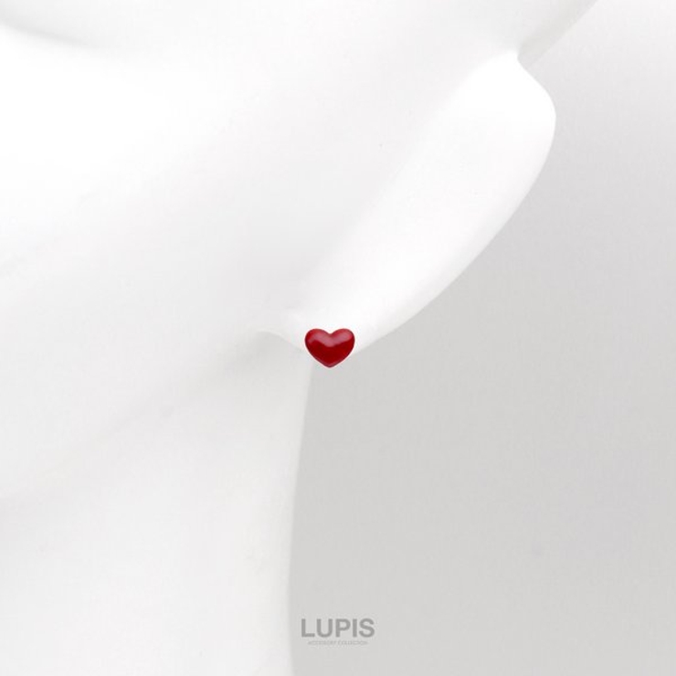 シンプルハートピアス【S925ポスト】 | LUPIS | 詳細画像6 
