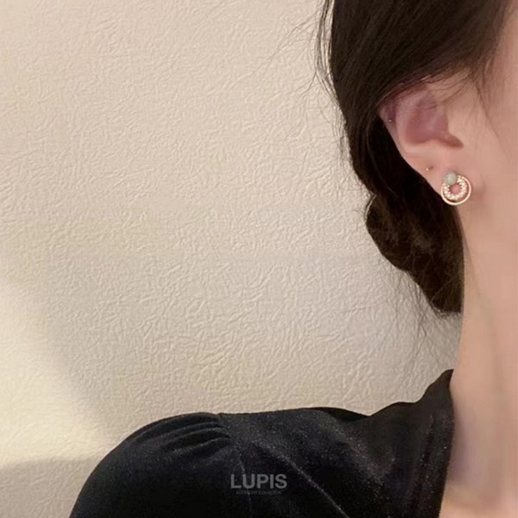エレガントラウンドピアス【S925ポスト】 | LUPIS | 詳細画像5 