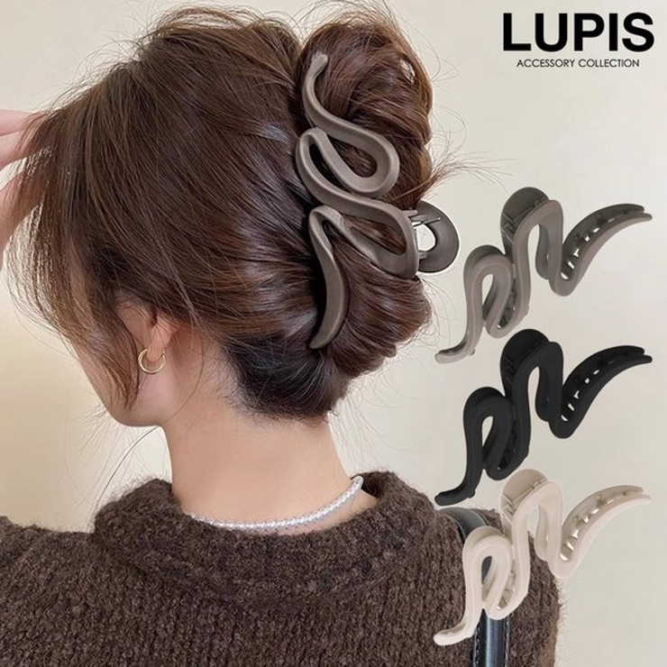マットカラーニュアンスラインバンスクリップ | LUPIS | 詳細画像1 