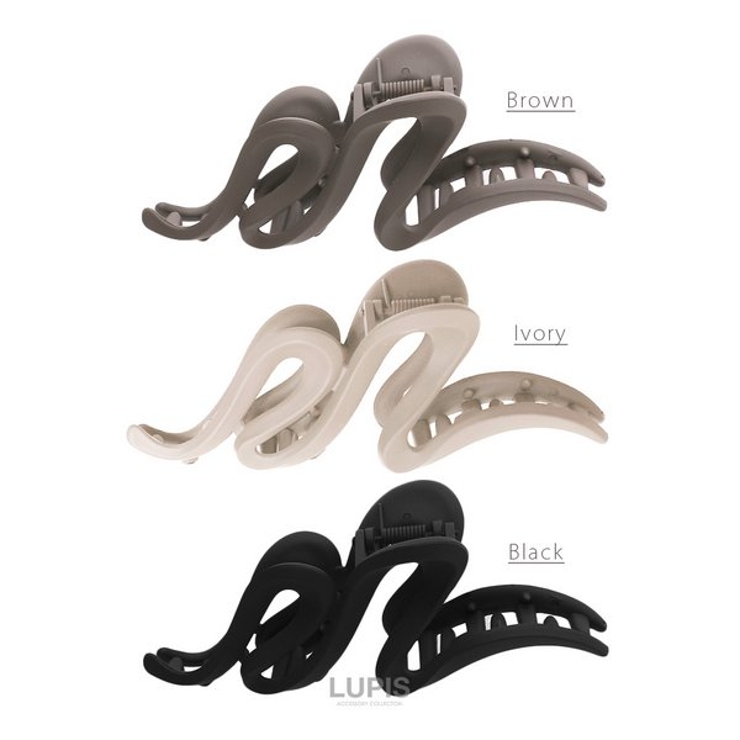 マットカラーニュアンスラインバンスクリップ | LUPIS | 詳細画像2 