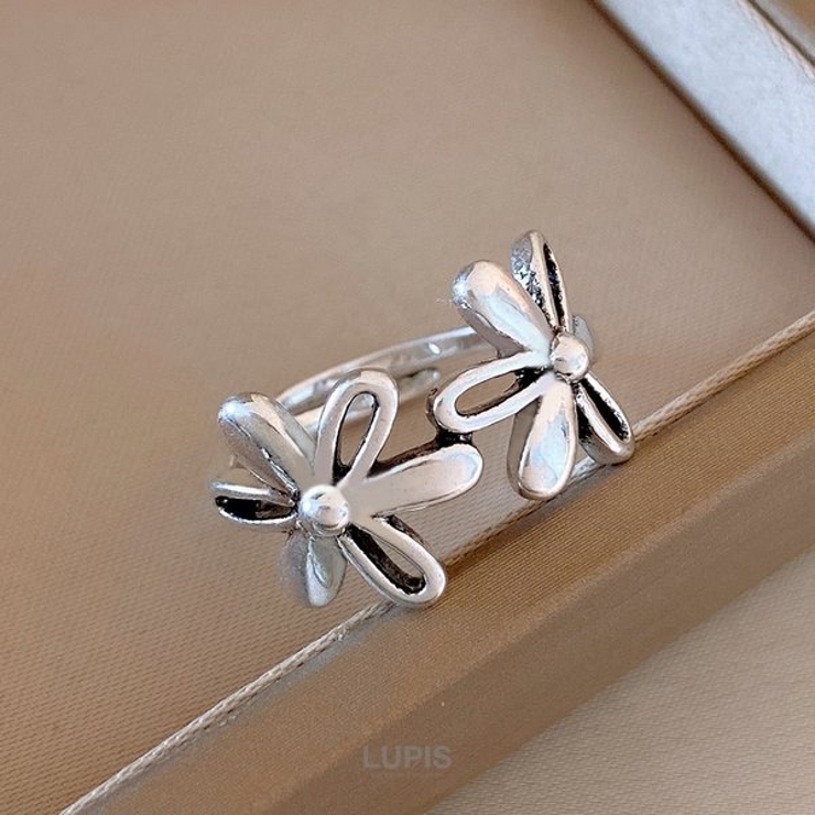 ツインフラワーオープンリング | LUPIS | 詳細画像4 