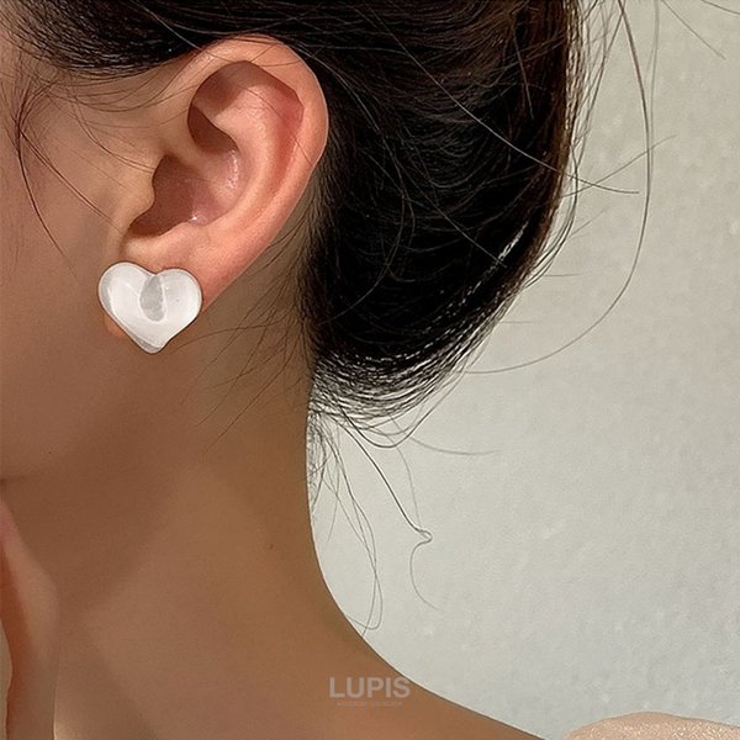 クリアハートイヤリング | LUPIS | 詳細画像2 