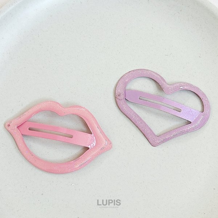 ハート×リップぱっちんヘアピン | LUPIS | 詳細画像5