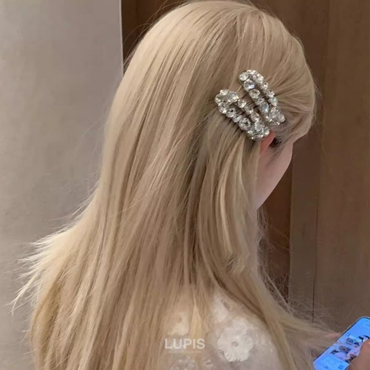 クリスタルビジューヘアクリップ | LUPIS | 詳細画像4 