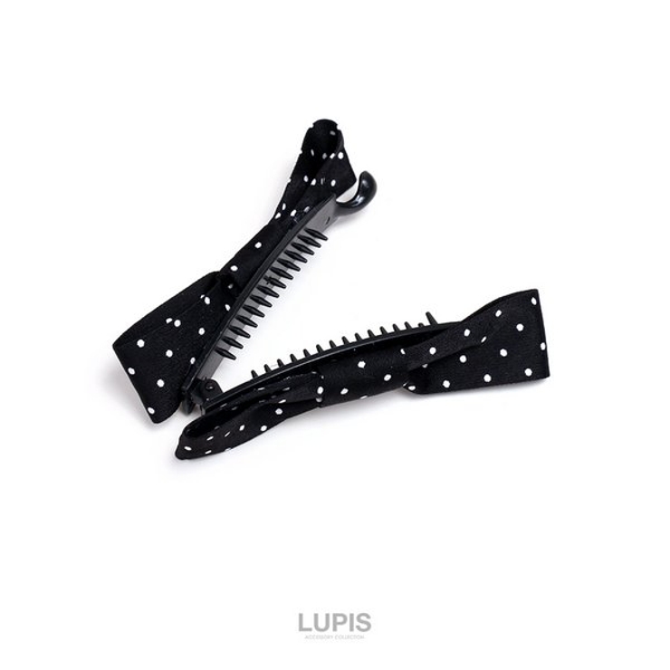 ドット柄リボンバナナクリップ | LUPIS | 詳細画像3 