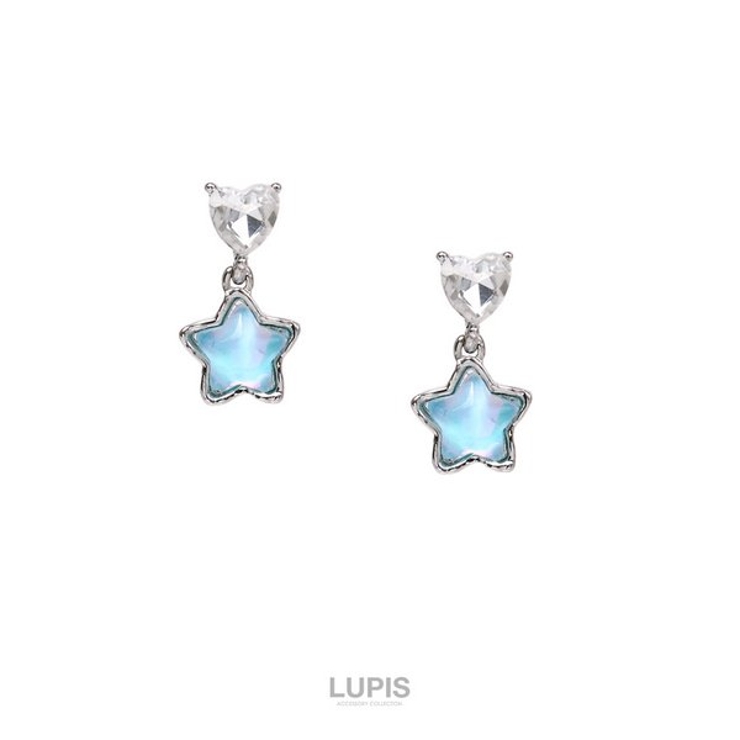 【S925ポスト】ハート×スターピアス | LUPIS | 詳細画像4 