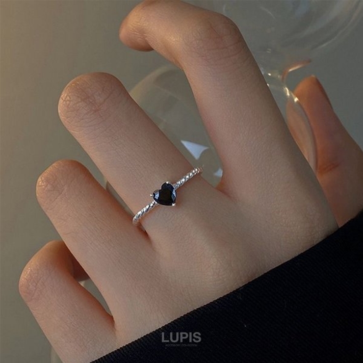 ブラックハートツイストリング | LUPIS | 詳細画像2 