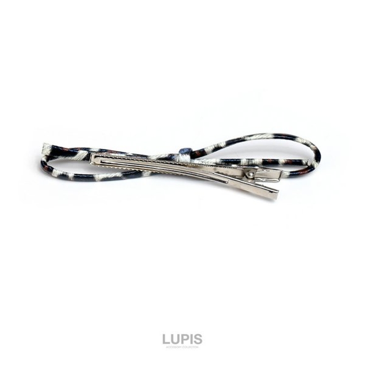 レオパード柄リボンヘアクリップ | LUPIS | 詳細画像5 