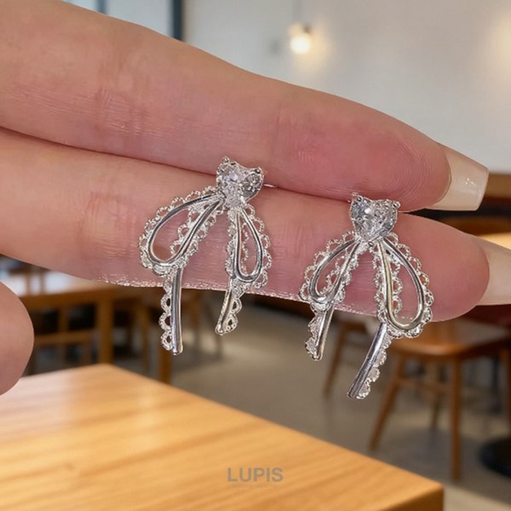 レースリボンピアス | LUPIS | 詳細画像3 