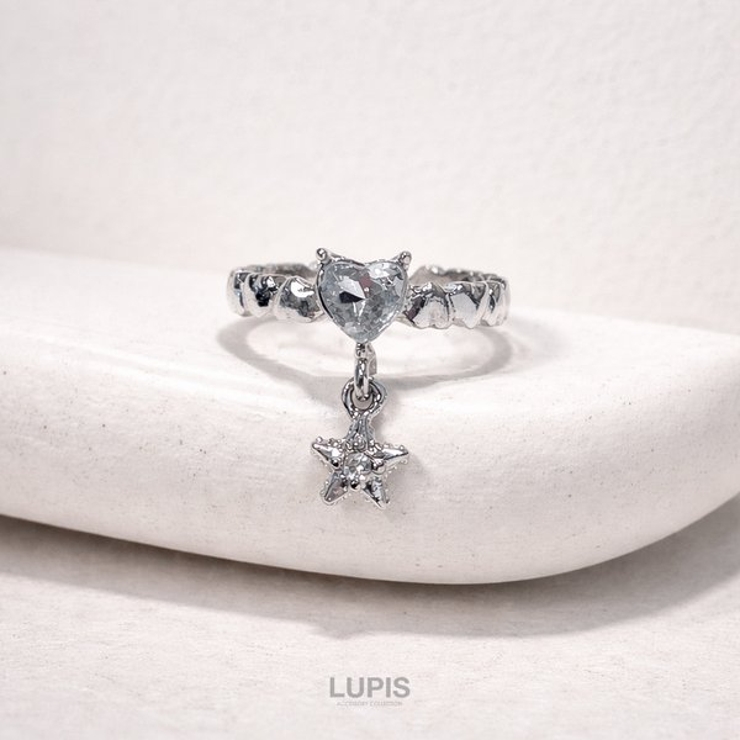 ハート×スターチャームリング | LUPIS | 詳細画像2 