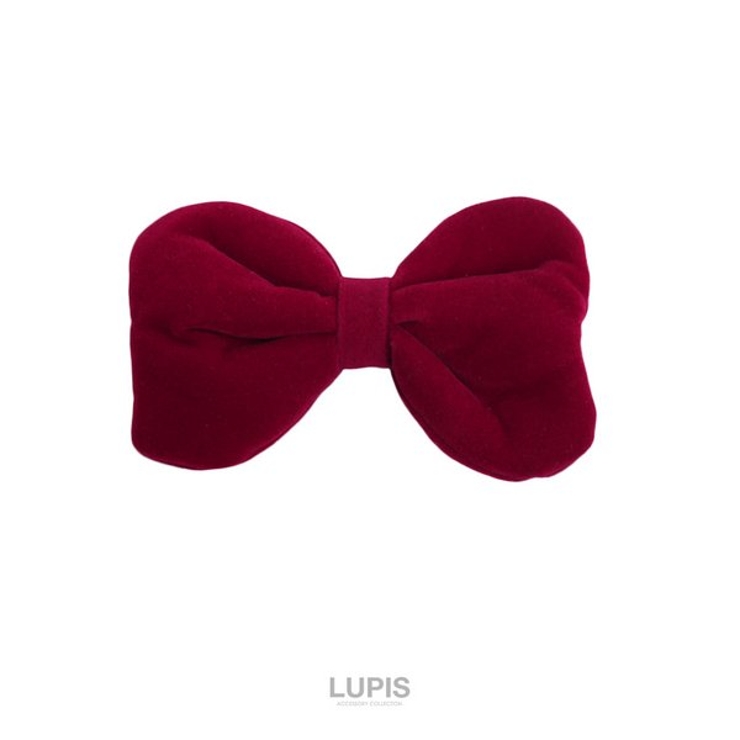 ベロア調ボリュームリボンヘアクリップ | LUPIS | 詳細画像3 