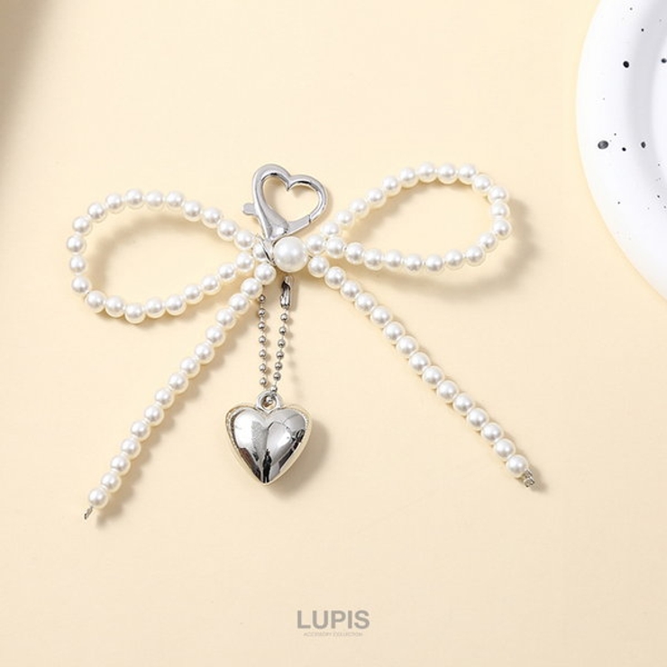 パールリボン×メタルハートチャーム | LUPIS | 詳細画像2 