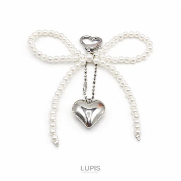 パールリボン×メタルハートチャーム | LUPIS | 詳細画像3 
