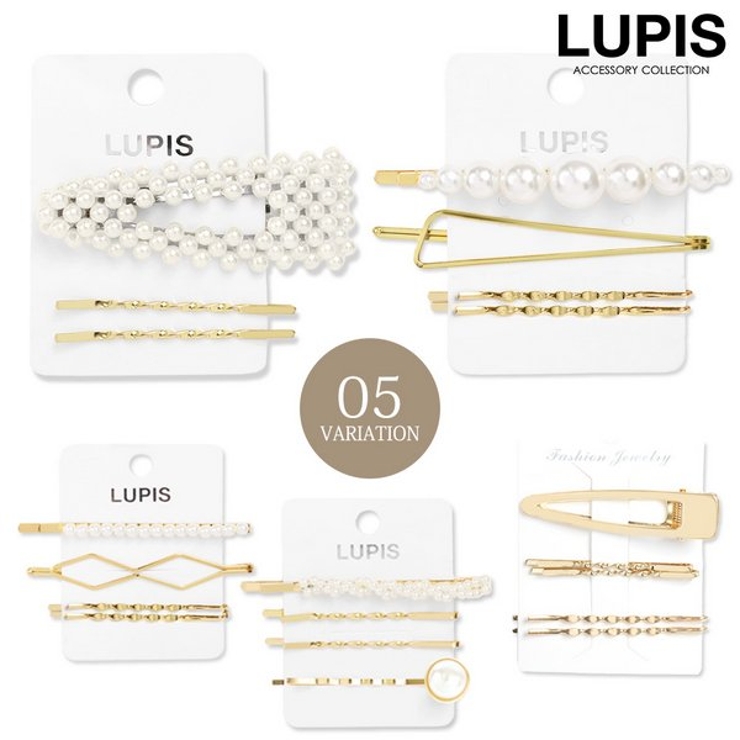 パール×ゴールドヘアピンセット | LUPIS | 詳細画像1 