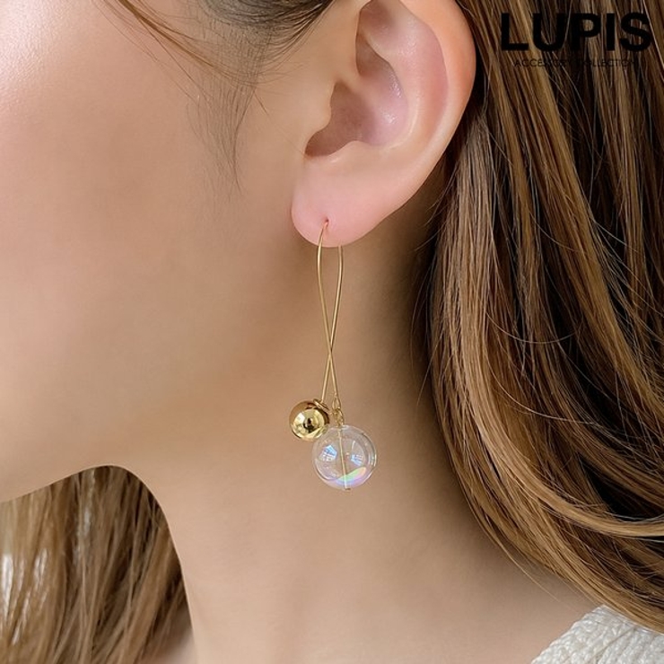オーロラ×ゴールドボールアメリカンピアス | LUPIS | 詳細画像1 