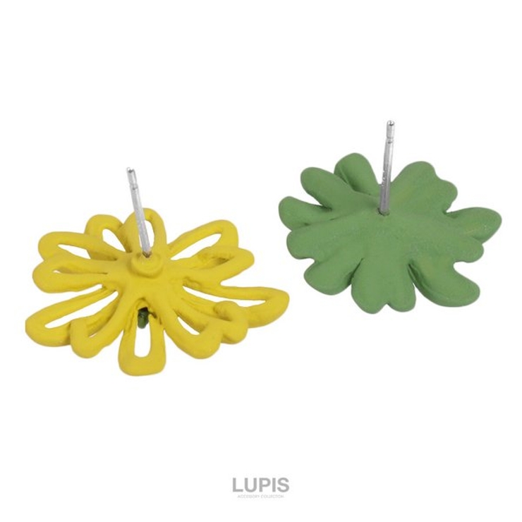 バイカラーフラワーピアス【S925ポスト】 | LUPIS | 詳細画像5 